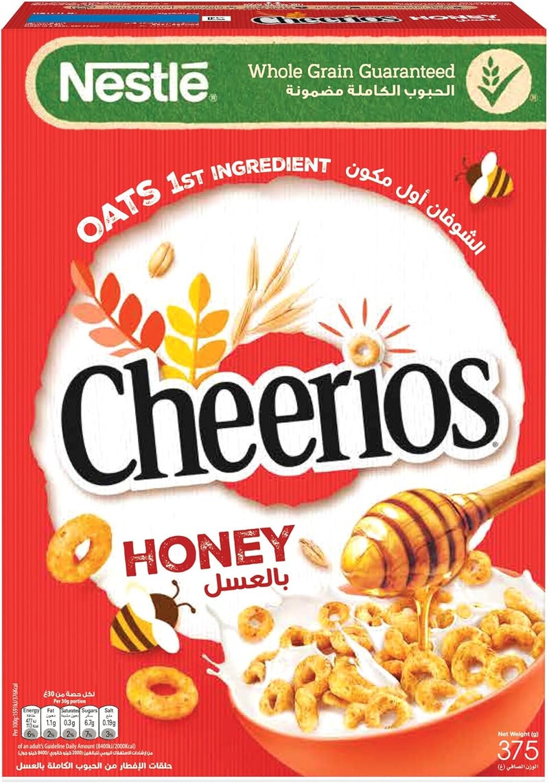Nestlé Honey Cheerios Breakfast Cereal, 375g - Image 4